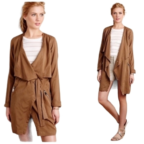 Anthropologie Jackets & Blazers - Anthropologie | Cartonnier Women's Brown Daytripper Jacket (Size XS)